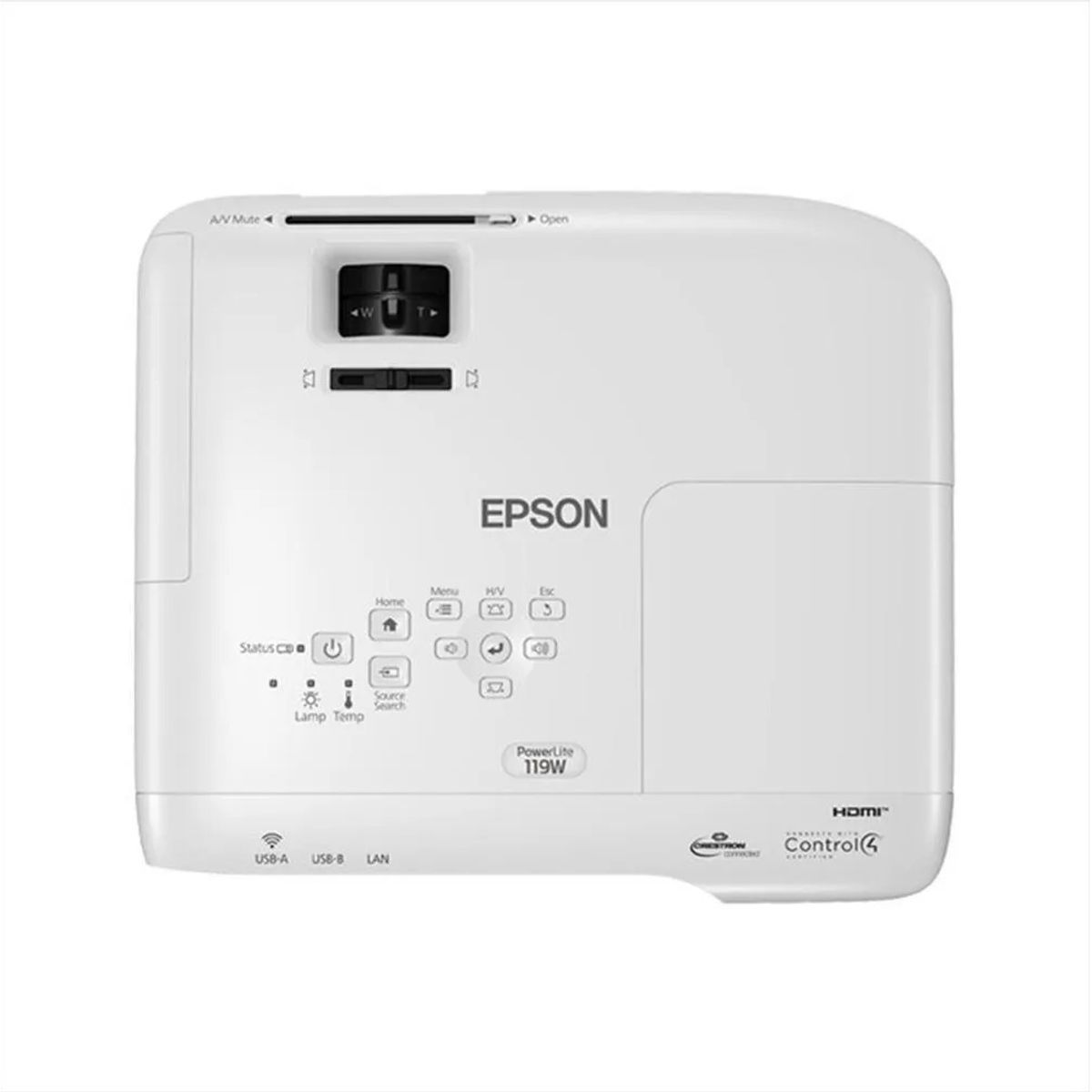 EPSON - Video Beam Proyector Epson 119W Wxga 4000 Lúmenes Hdmi Exhibición + Maleta Best Soul