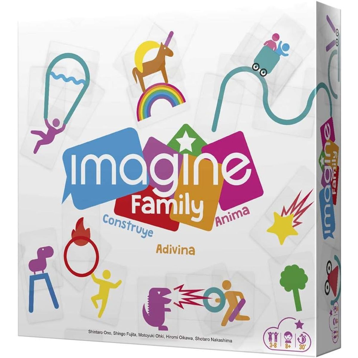 ASMODEE - Juegos De Mesa Imagine Family Asmodee Estrategia Adultos