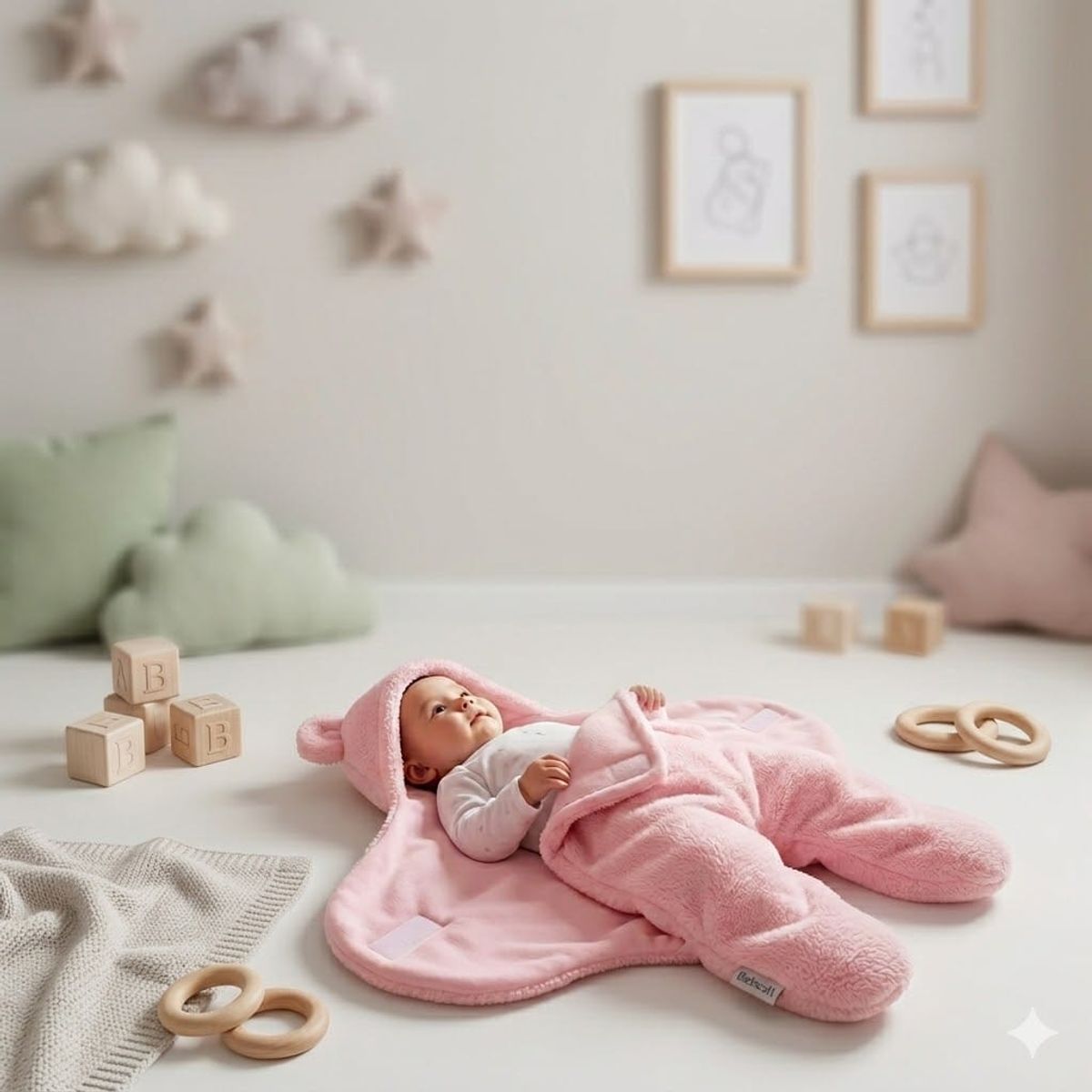GENERICO - Saco de Dormir  Térmico  anti destape para Bebe