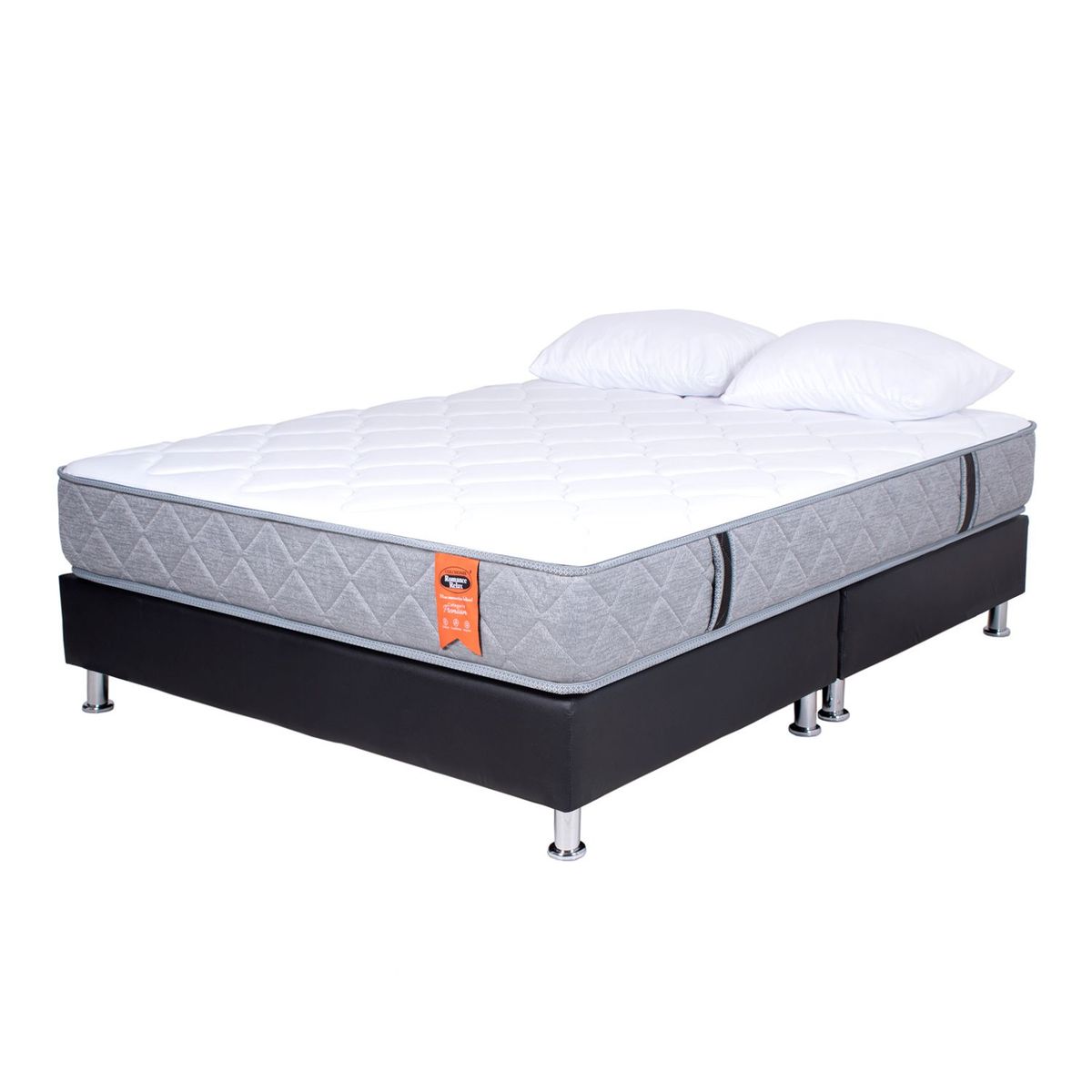 COLCHONES ROMANCE RELAX - Colchón con Base Cama Doble Firme Espumado Intense Soft 140 x 190 cm Romance Relax