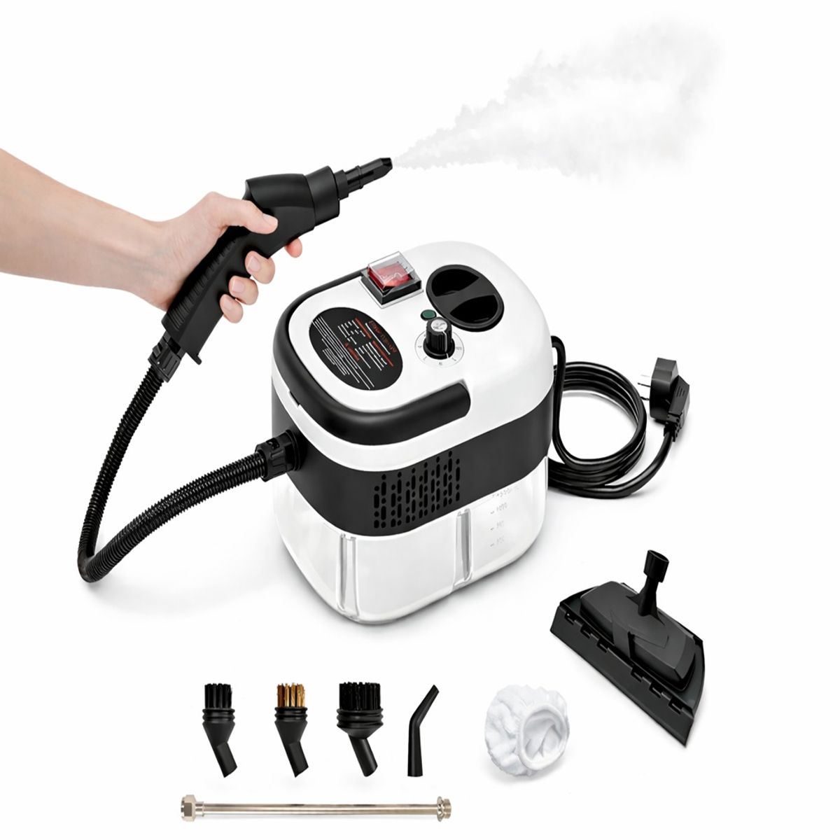 GENERICO - Vaporizador Limpiador Maquina Portátil 2500w 6 Velocidades