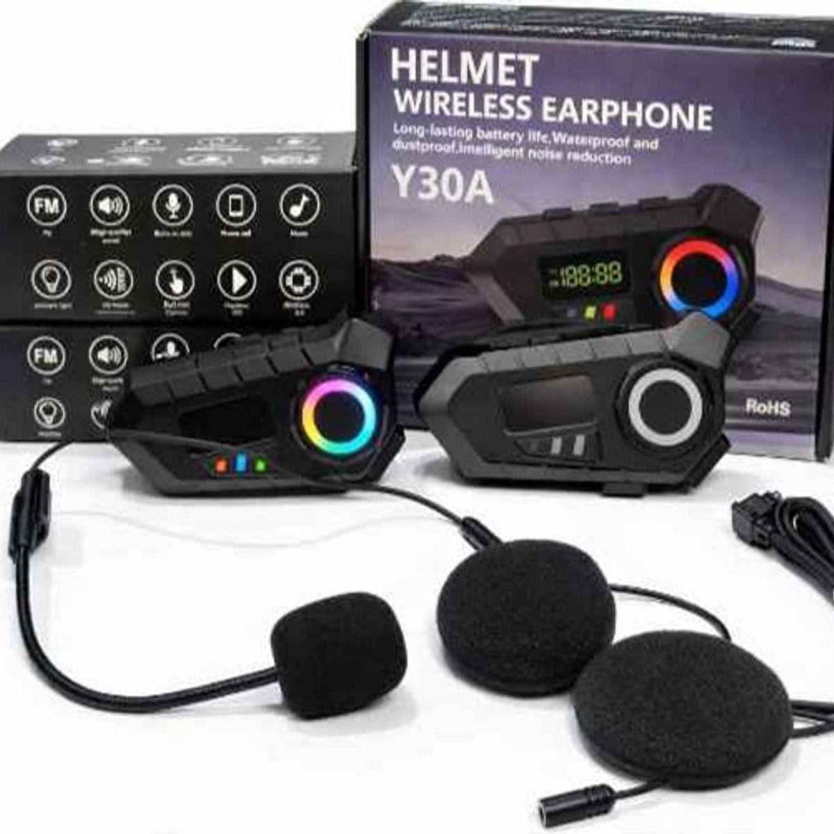GENER - Intercomunicador para moto con radio fm