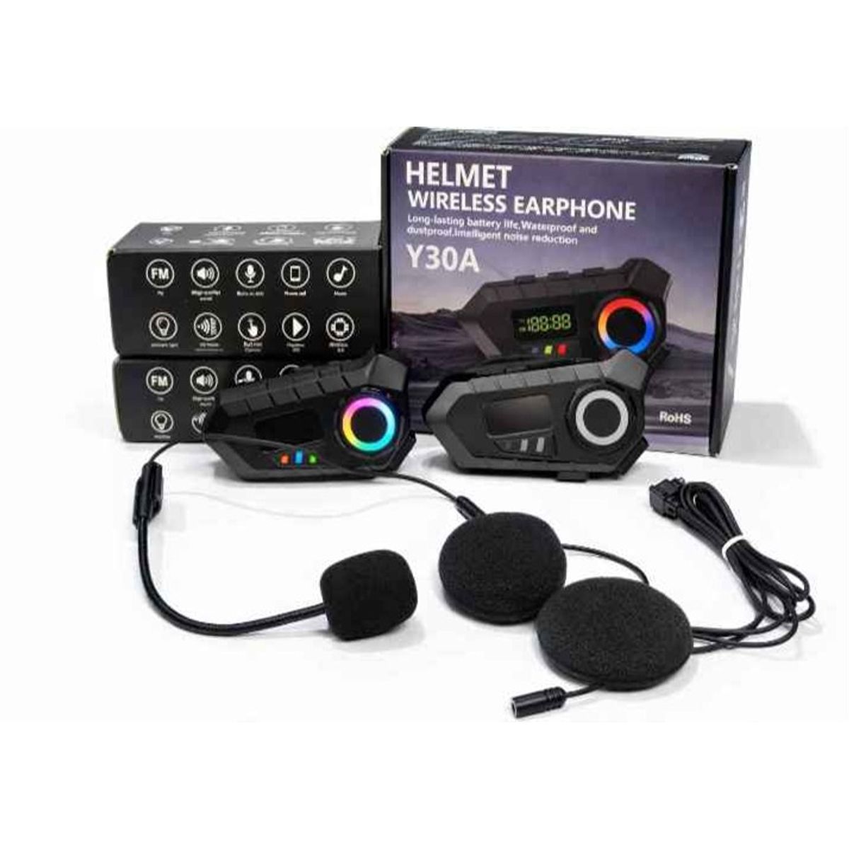 GENER - Intercomunicador para moto con radio fm