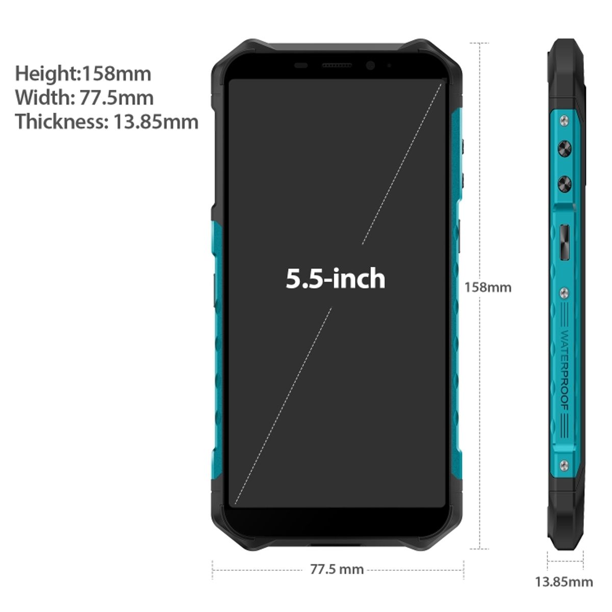 ULEFONE - Ulefone Armor X9 Smartphone Resistencia IP68 Para Campo y Trabajo 3GB 32GB