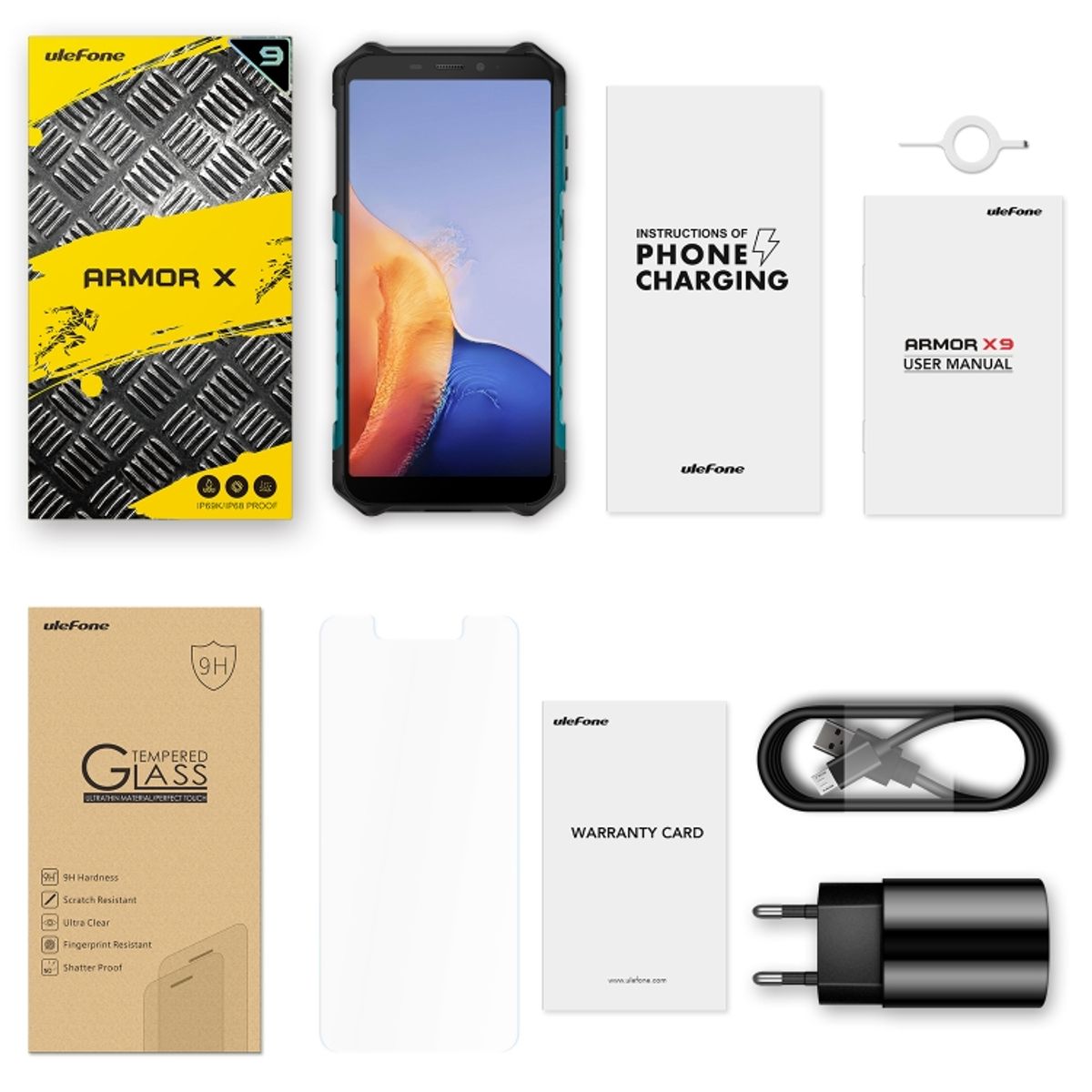 ULEFONE - Ulefone Armor X9 Smartphone Resistencia IP68 Para Campo y Trabajo 3GB 32GB