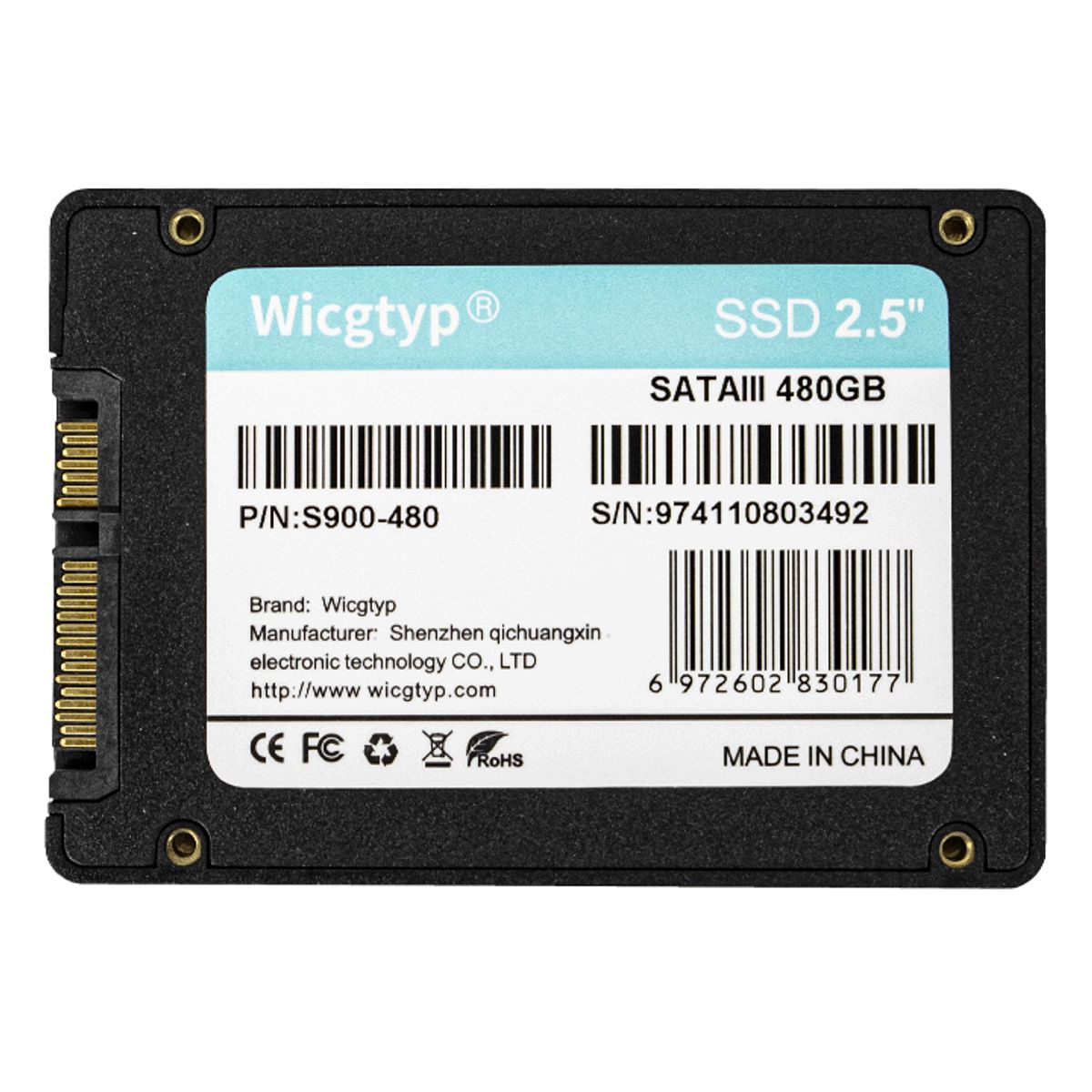 GENERAL TOOLS - SSD DISCO DURO DE ESTADO SOLIDO 480 GB WICGTYP