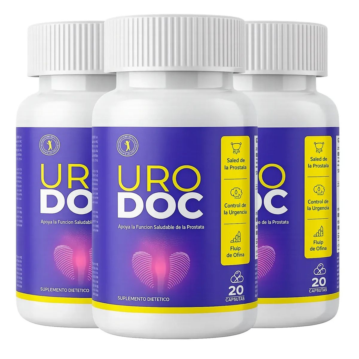 GENERICO - Urodoc Bienestar Urinario, Salud Masculina  y Vitalidad Especial Fórmula 20 Caps