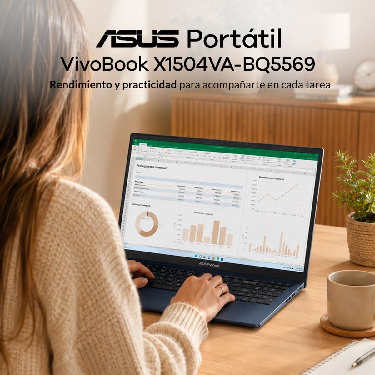 ASUS - Portatil Asus Vivobook X1504VA Core 5 120U 16GB 1TB FHD 15.6