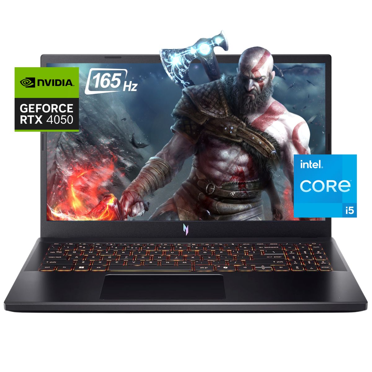 ACER - PORTATIL GAMER ACER NITRO V15 - CORE I5 13420H - RTX 4050 6GB - 8GB RAM - SSD 512GB -15,6 FHD 165HZ