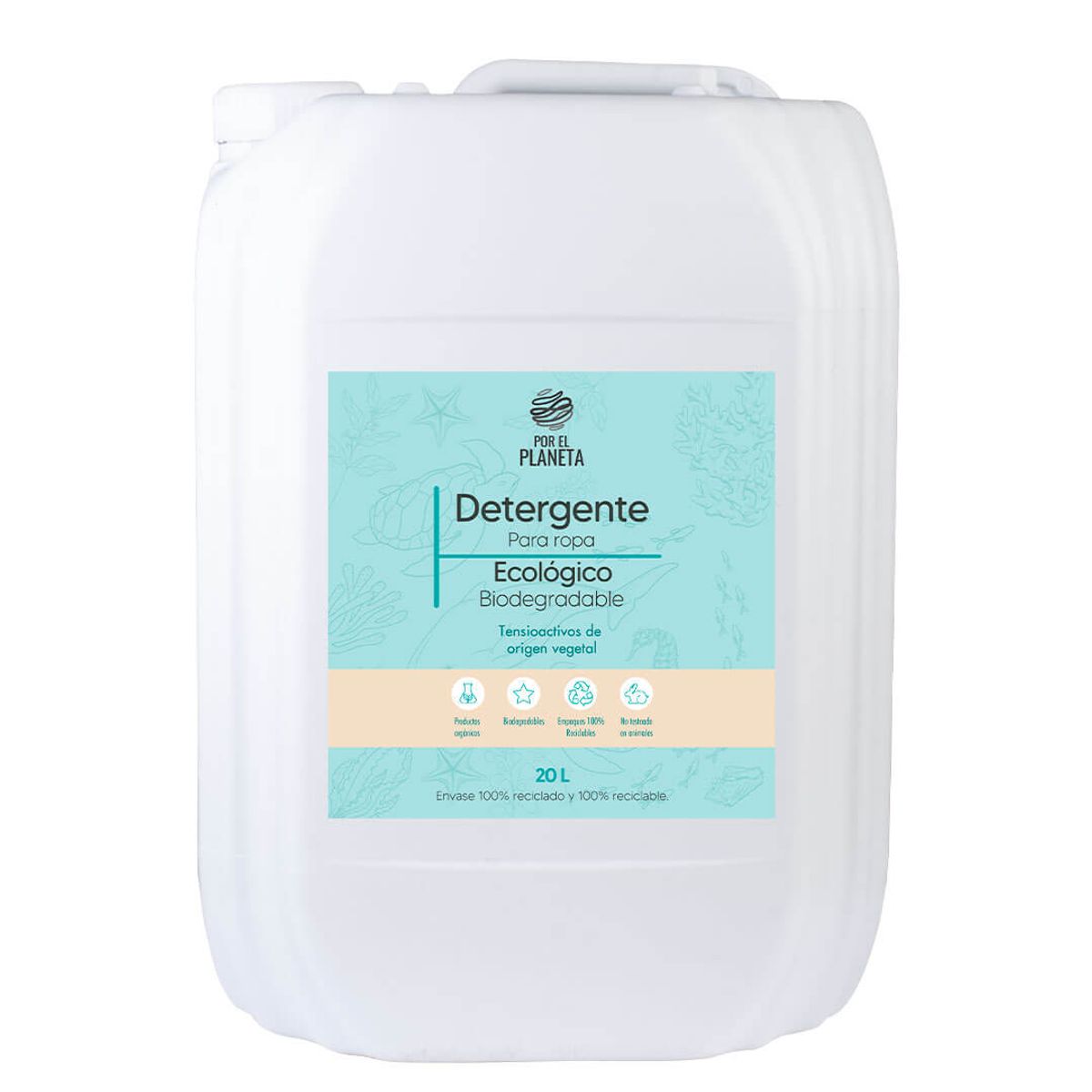 GENERICO - Detergente para Ropa Ecológico 20Lt - Biodegradable