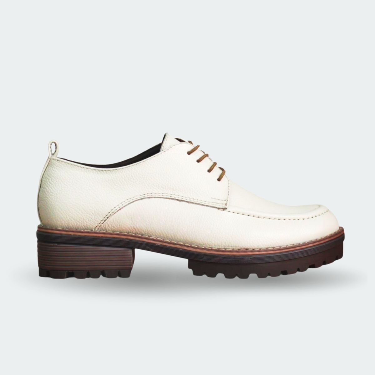 MISSFELINE - Zapatos Beige Hortensia en Cuero