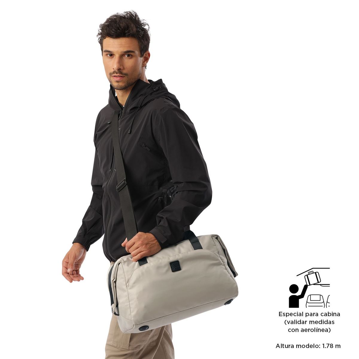 TOTTO - Tula de viaje Weekender M color Beige