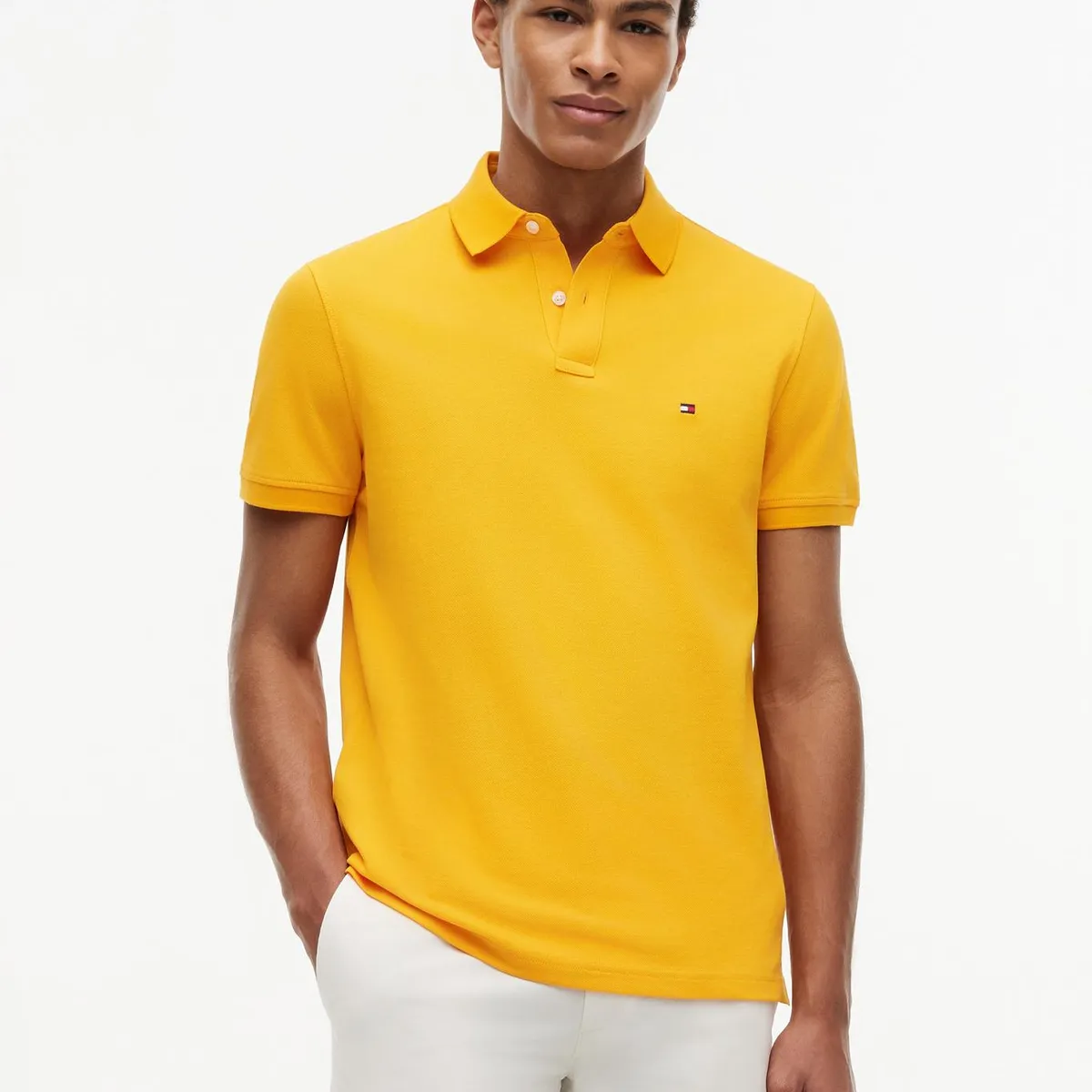 TOMMY HILFIGER - Polo naranja 1985 de corte regular Tommy Hilfiger