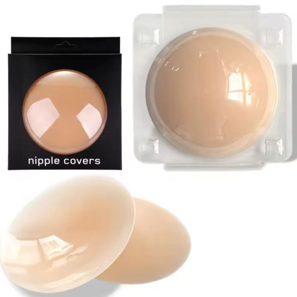 AMERICAN GENERICS - CUBRE PEZONES AUTOADHESIVOS REUTILIZABLES