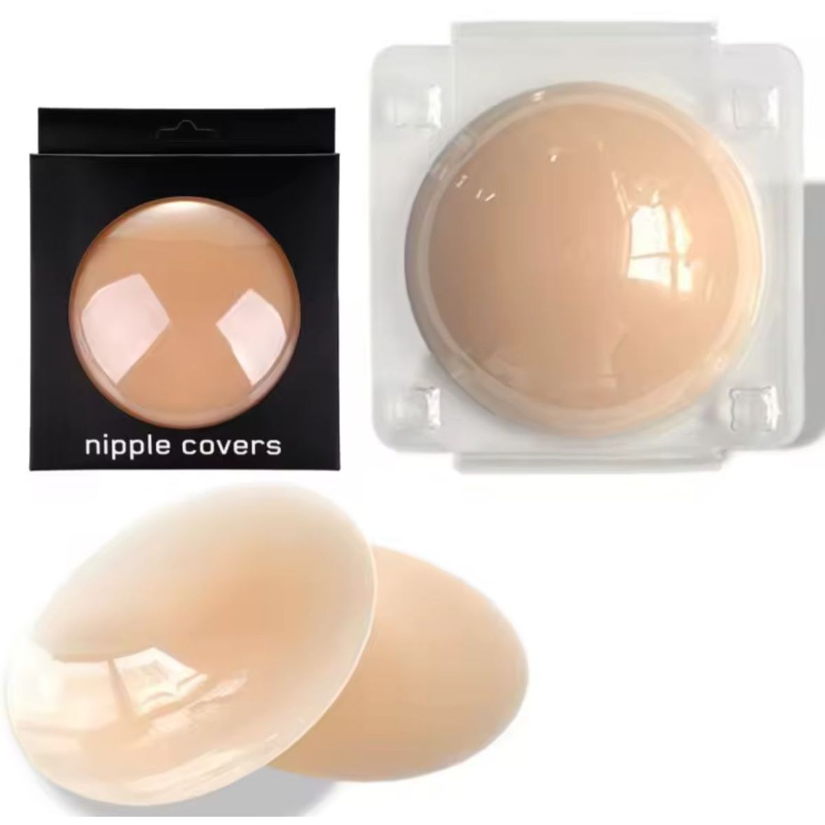 AMERICAN GENERICS - CUBRE PEZONES AUTOADHESIVOS REUTILIZABLES