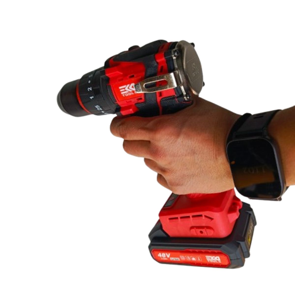 GENERICO - Taladro Percutor Inalámbrico Brushless Ekotool 48V Mandril Metálico + Caja RJ