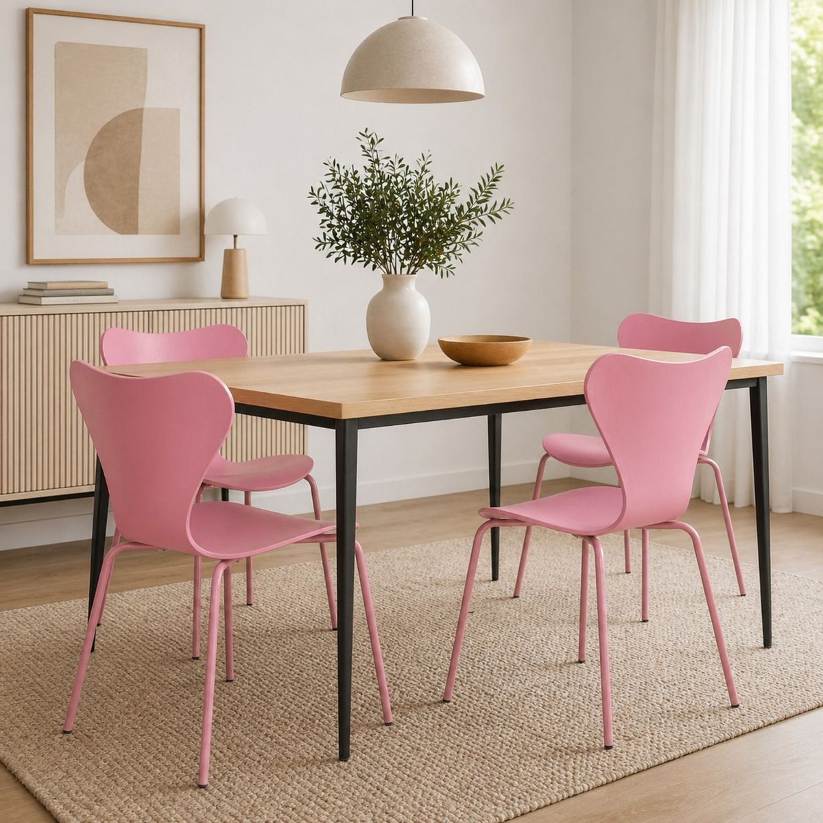 MUEBLES MOLTI - Set x 4 Sillas Auxiliar Soniay