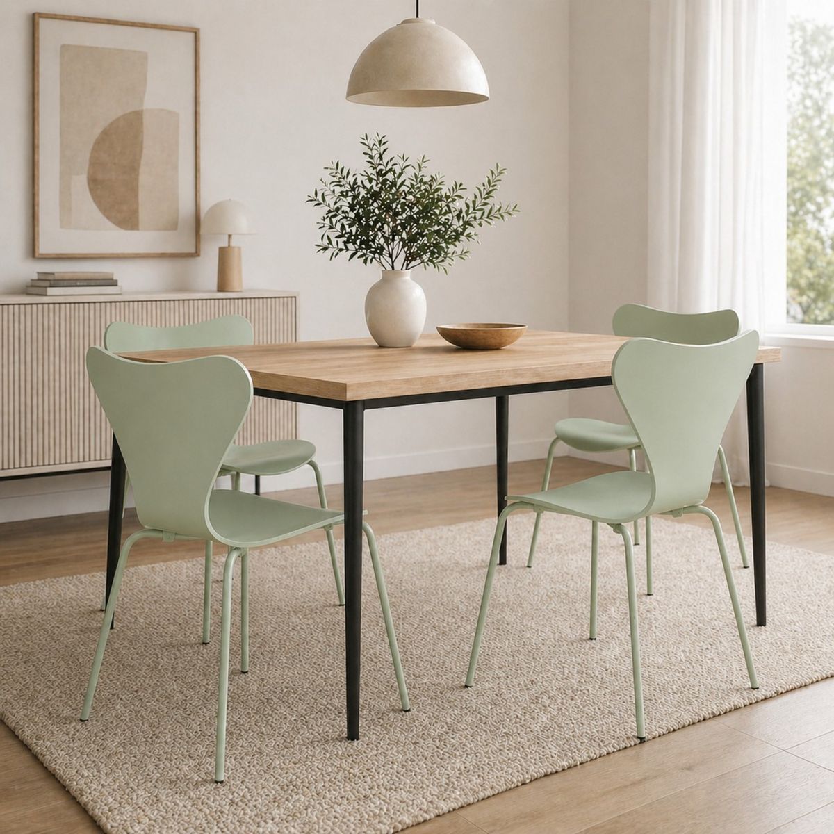 MUEBLES MOLTI - Set x 4 Sillas Auxiliar Soniay