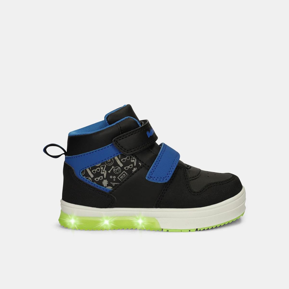 BUBBLE GUMMERS - Tenis Con Luces Para Niño Bubblegummers Multicolor Neon