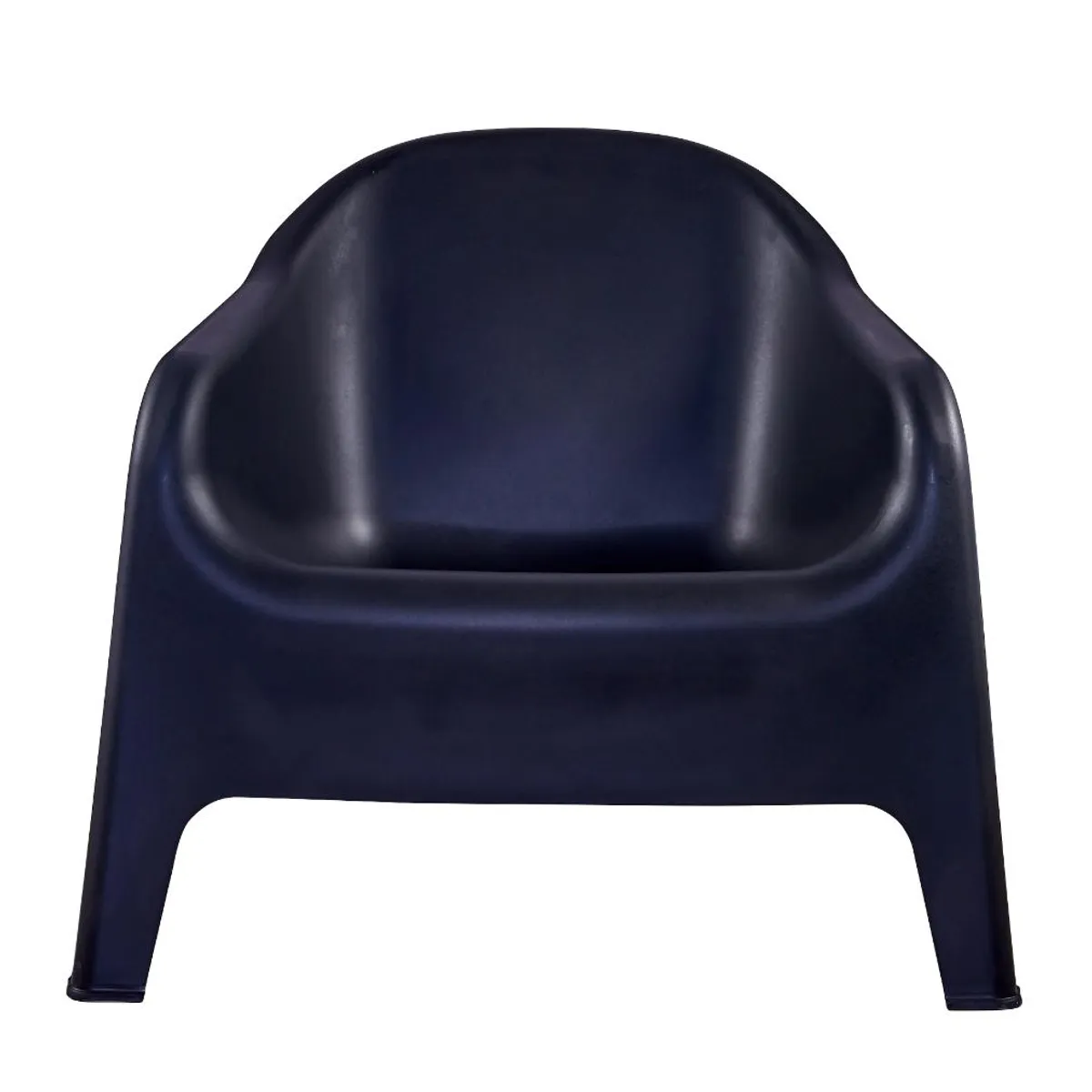 RTA DESIGN - Silla Launge Sun, Negro, cómoda para terraza o jardín