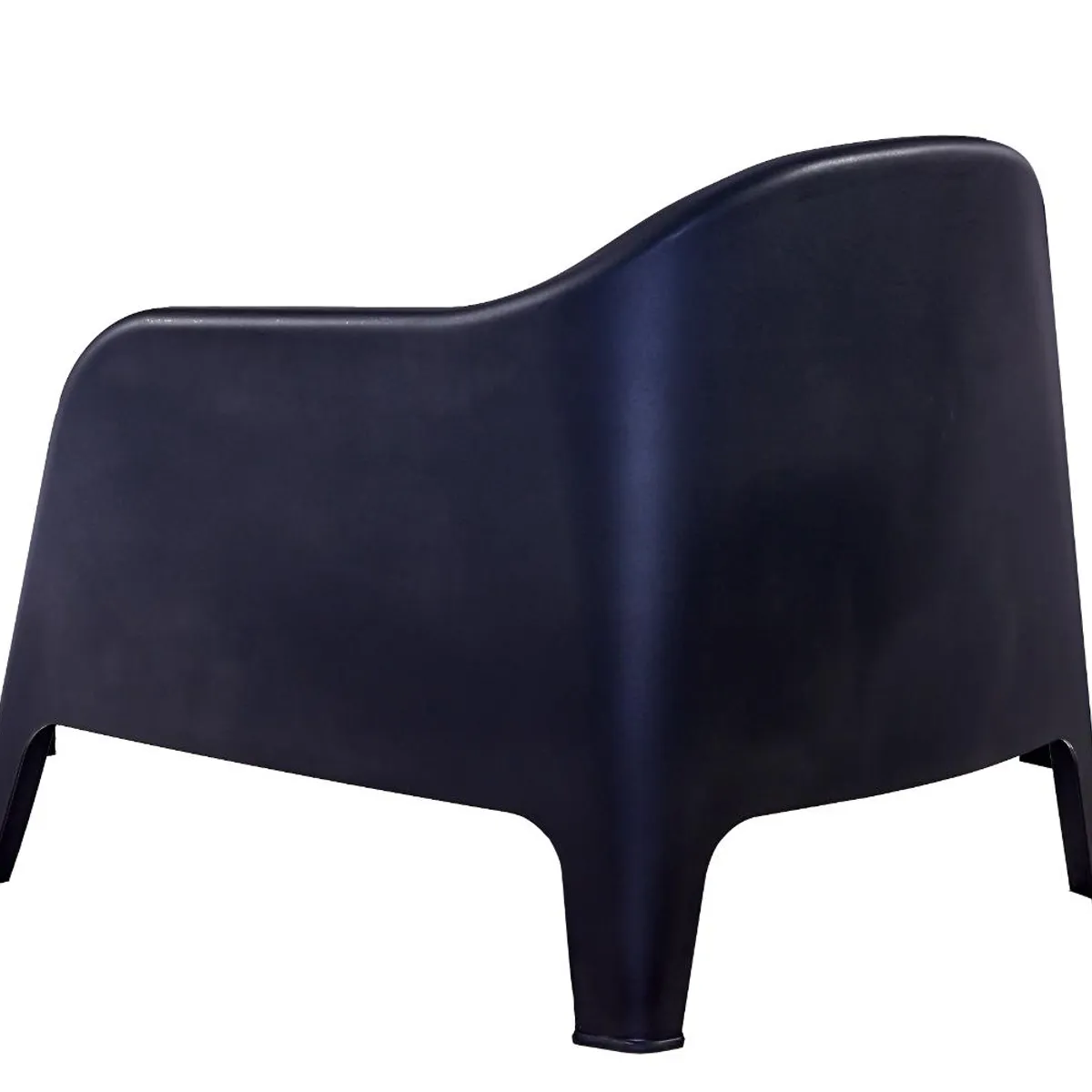 RTA DESIGN - Silla Launge Sun, Negro, cómoda para terraza o jardín