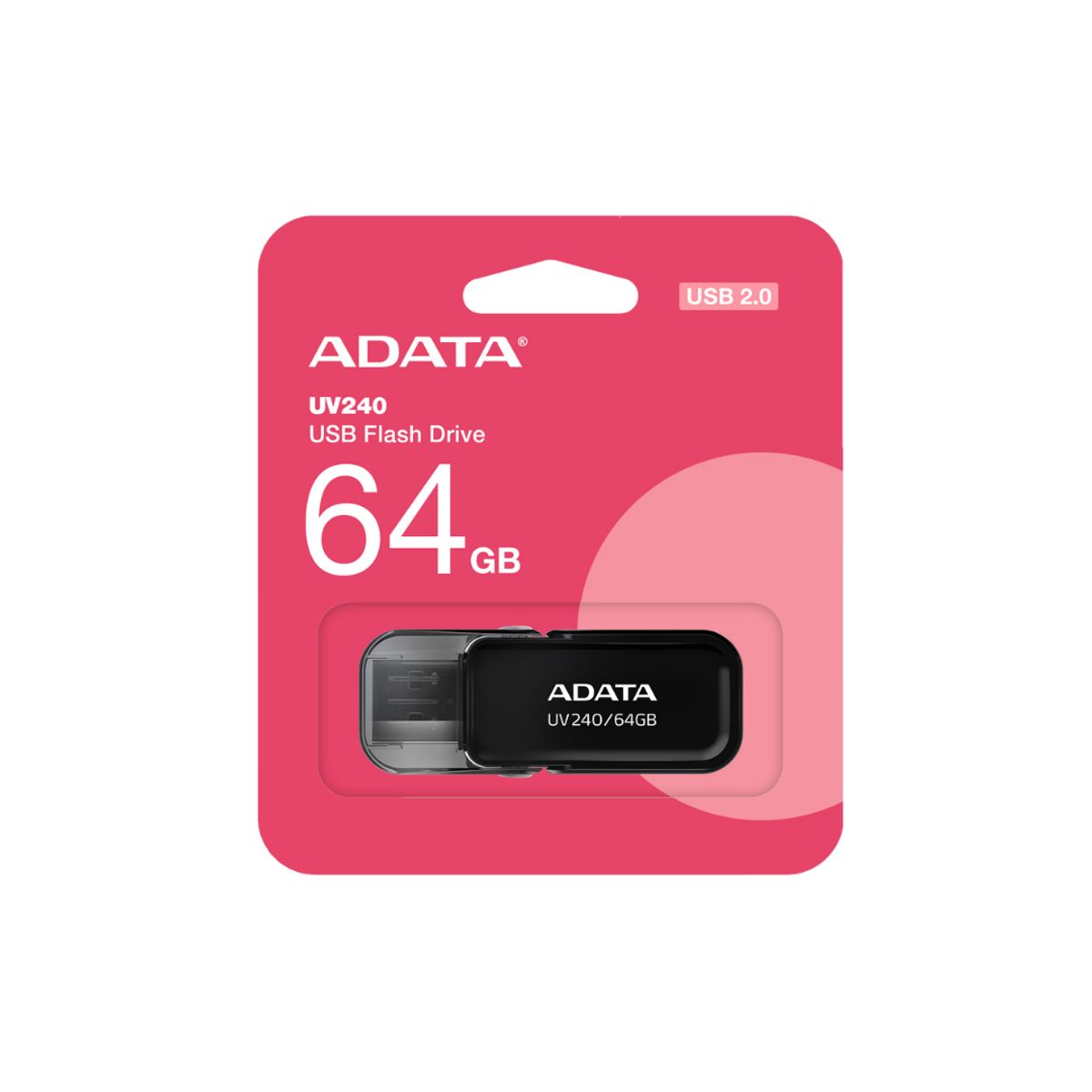 ADATA - Memoria USB 2.0 ADATA UV240 de 64GB