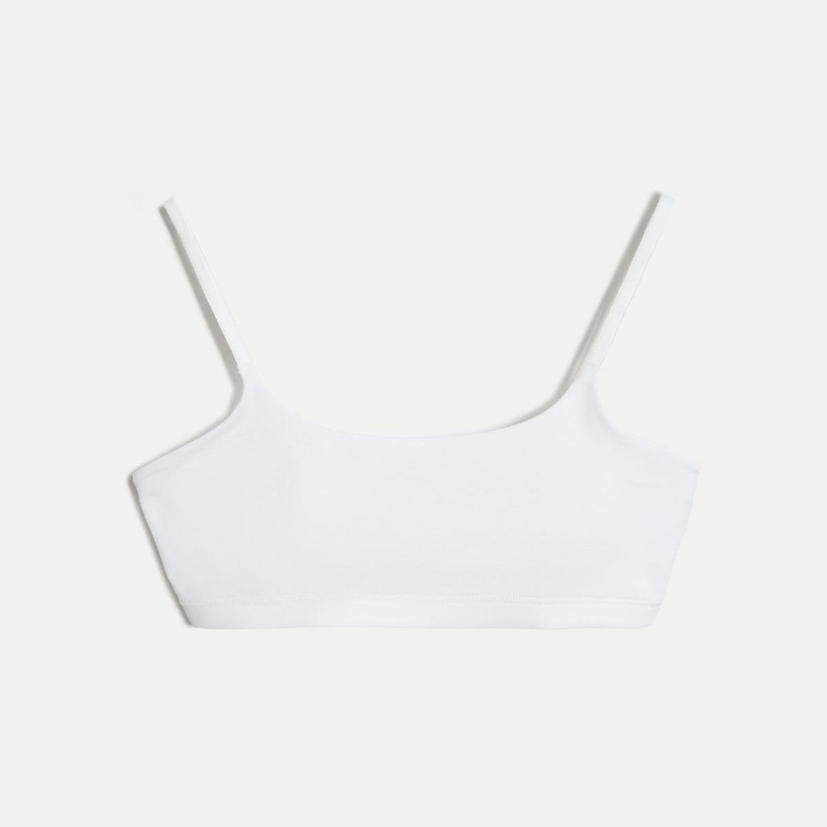 ATMOS - Top Básico Microfibra Ajuste Suave  Para Mujer Blanco Atmos