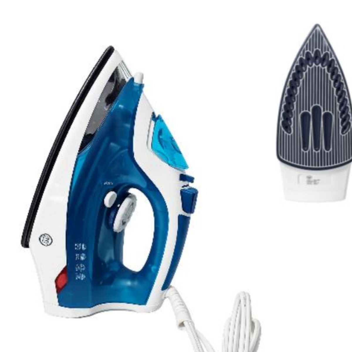 ICM - Plancha De Ropa Icm-p04 1500w Color Azul Cerámica Vapor Vert