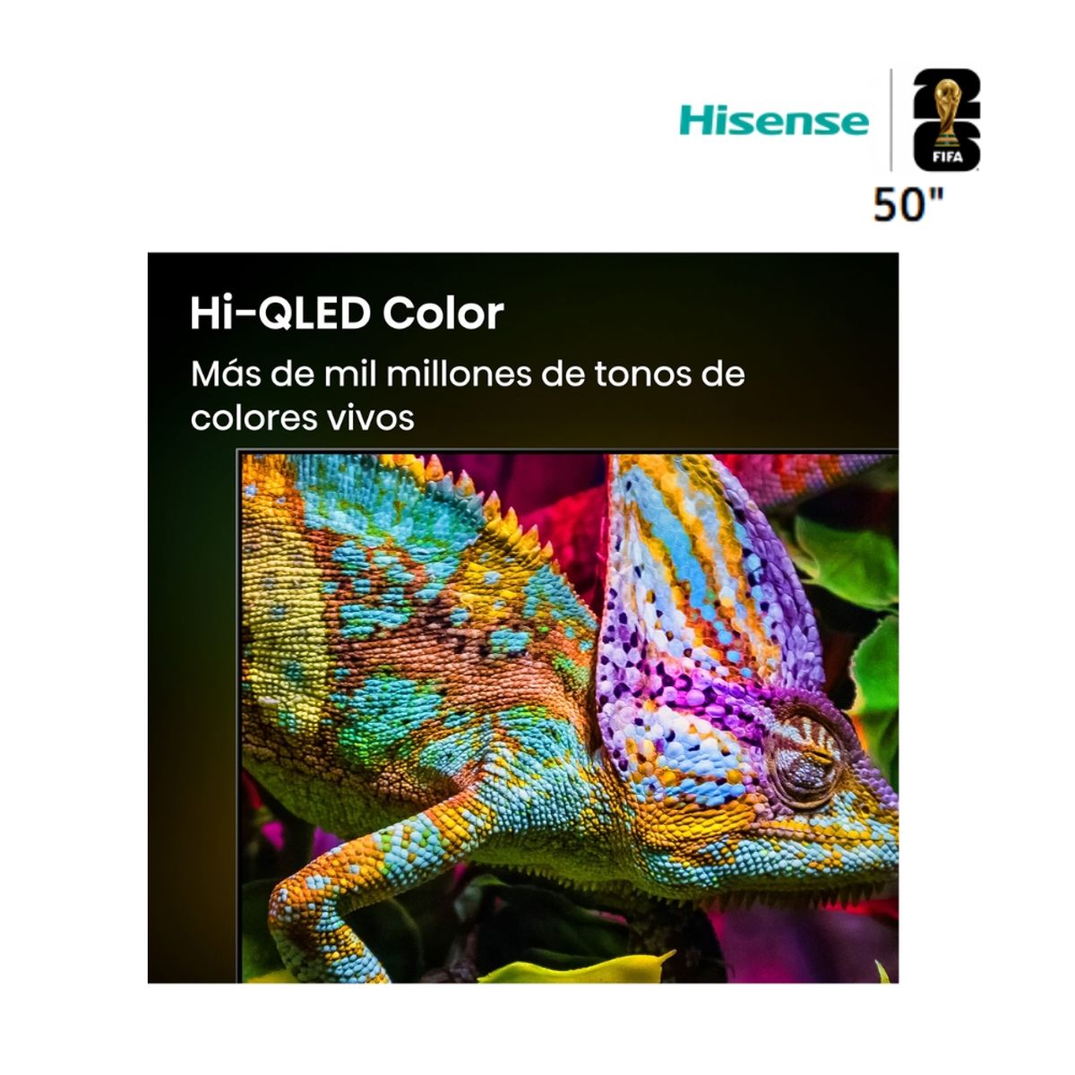 HISENSE - TELEVISOR HISENSE 50 PULGADAS QLED FHD SMART TV 50Q4SV