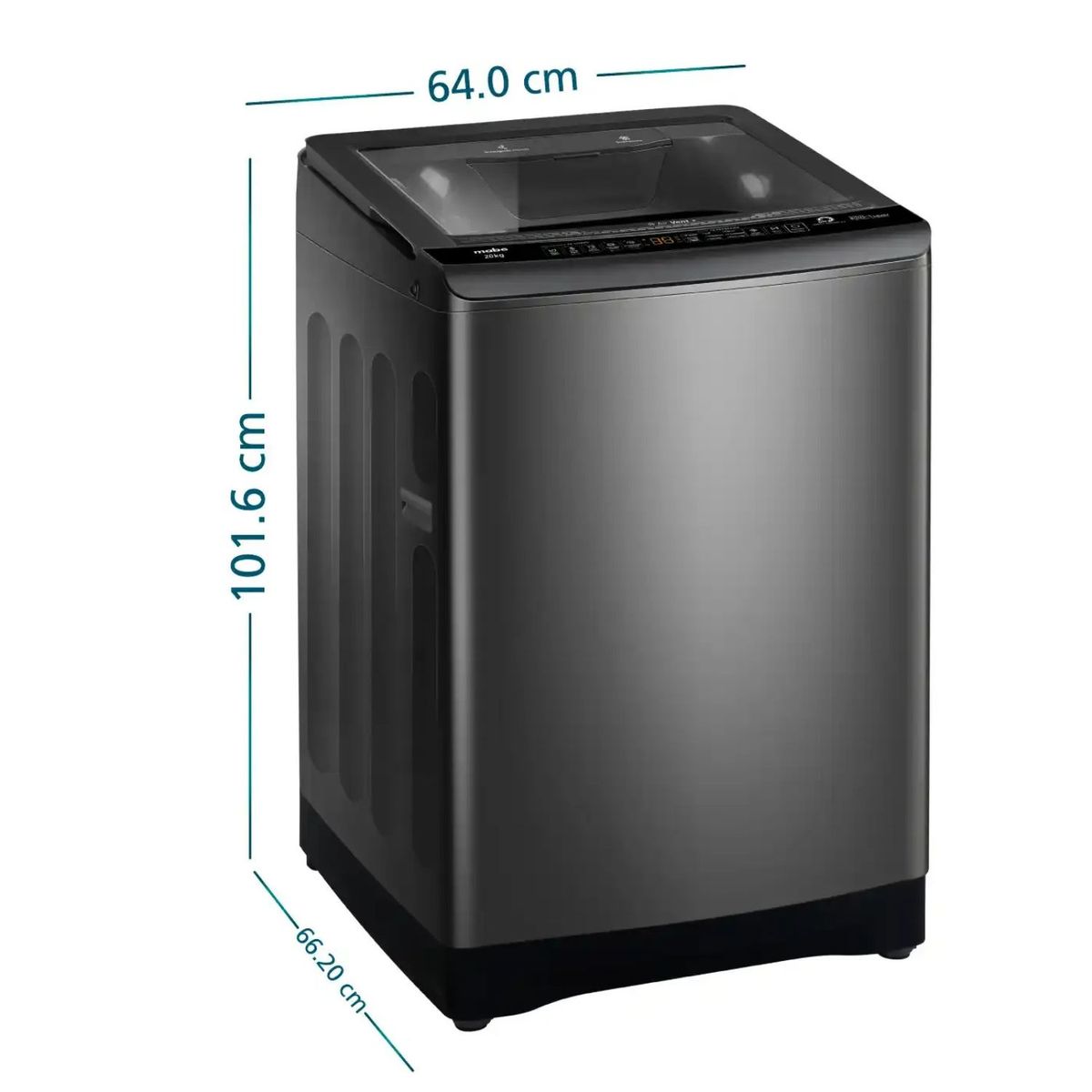 MABE - Lavadora MABE Carga Superior 20KG LMA0220WDGAB0 Gray