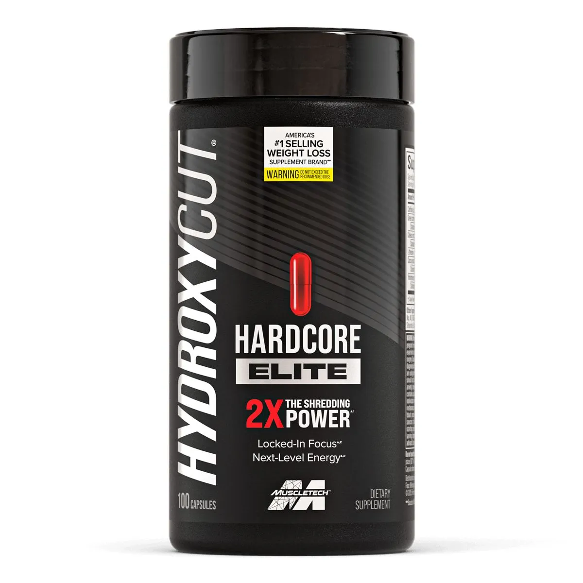 MUSCLETECH - Hydroxycut Hardcore Elite 100 Cápsulas Muscletech