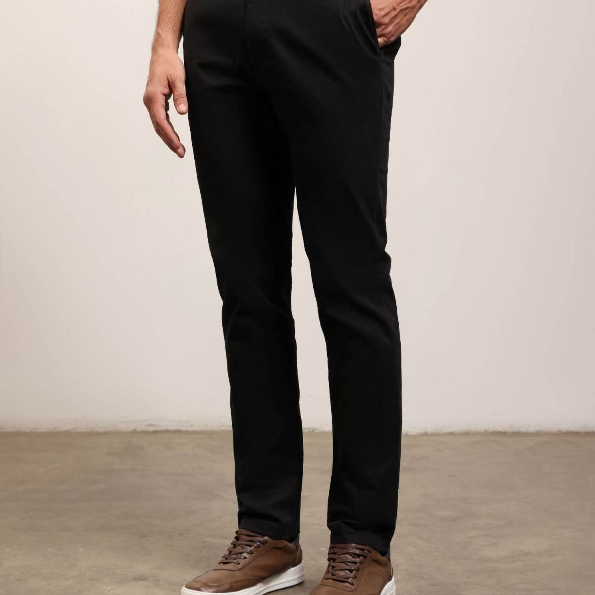 PATPRIMO - Pantalón Chino Unicolor Para Hombre  Para Hombre Negro Patprimo