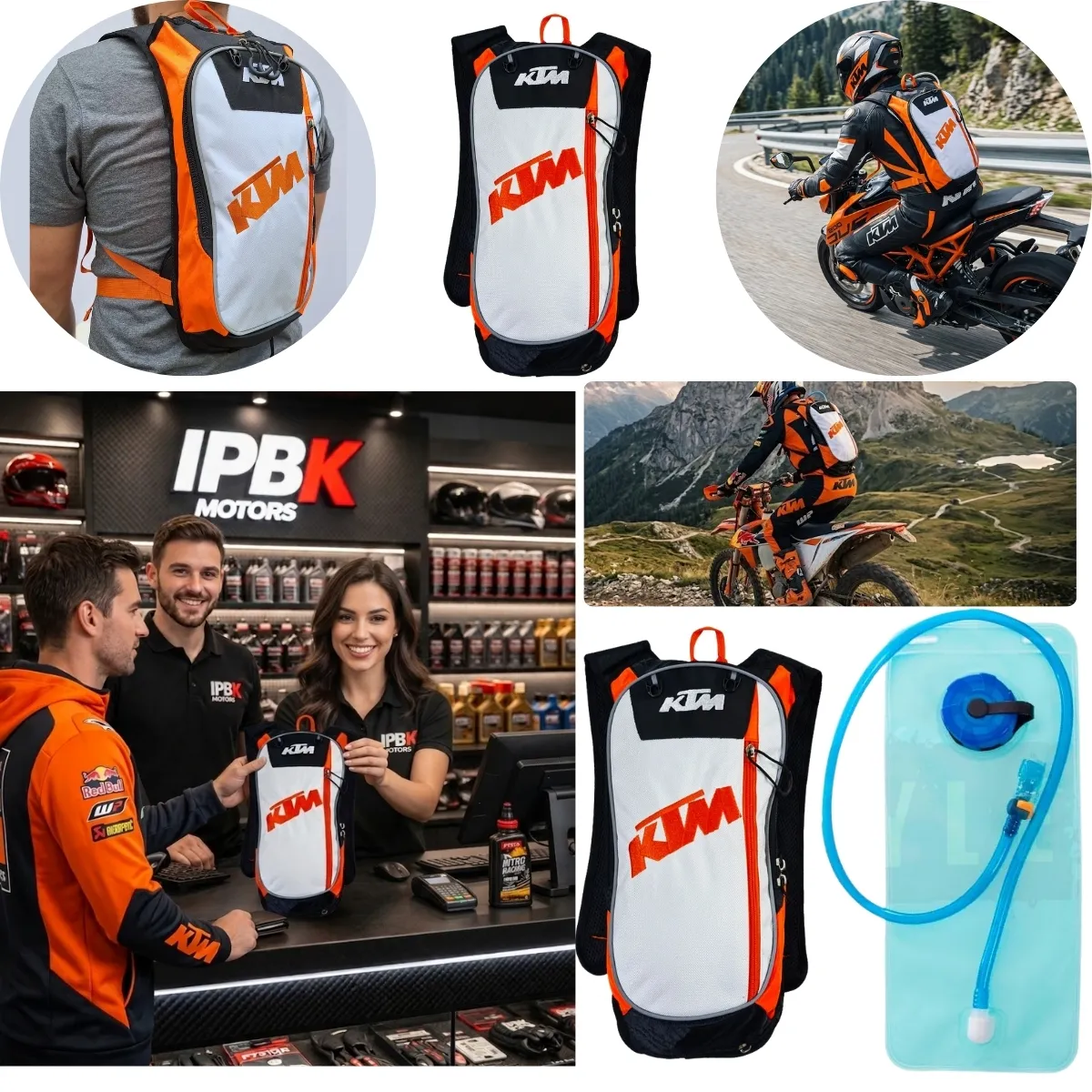 KTM - Maleta Hidratante mochila camelback ktm moto indumentaria