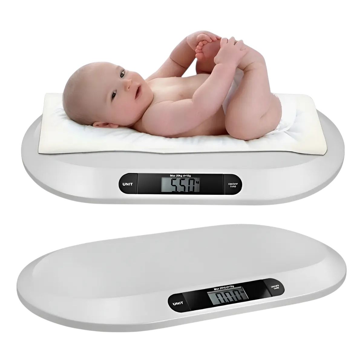 GENERICO - Bascula Para Bebes Pediátrica 20 Kilos Pesa Digital Balanza