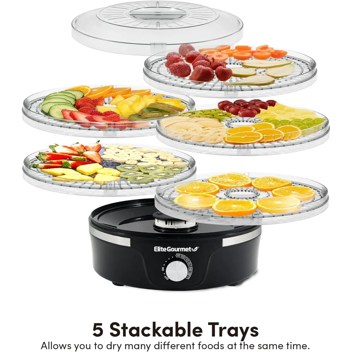 USA - Deshidratador De Alimentos Elite Gourmet Voltaje 110v