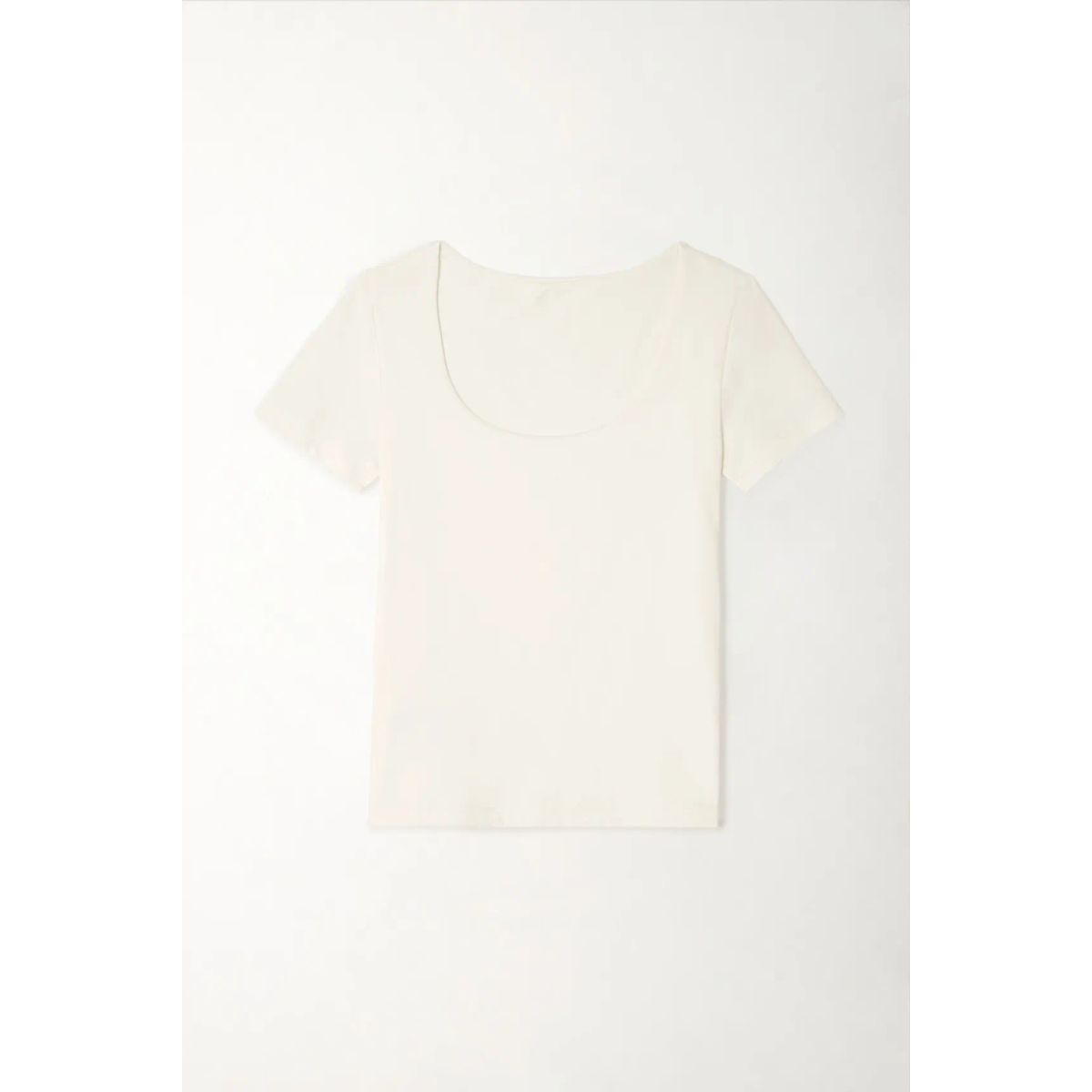 TENNIS - Camiseta básica manga corta blanca para mujer