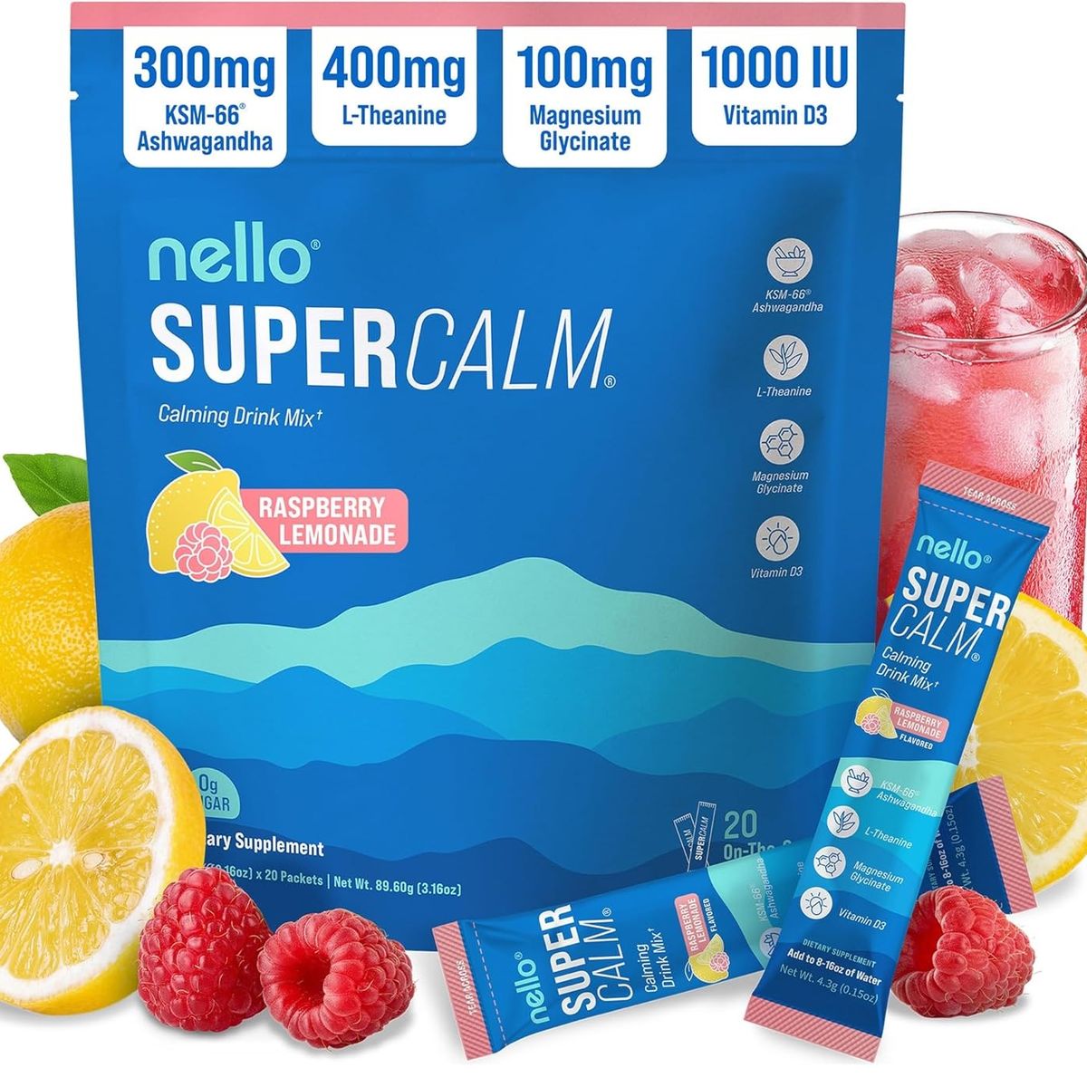GENERICO - SUPER CALM – Mezcla en Polvo para Relajación y Sueño - 20 Sobres