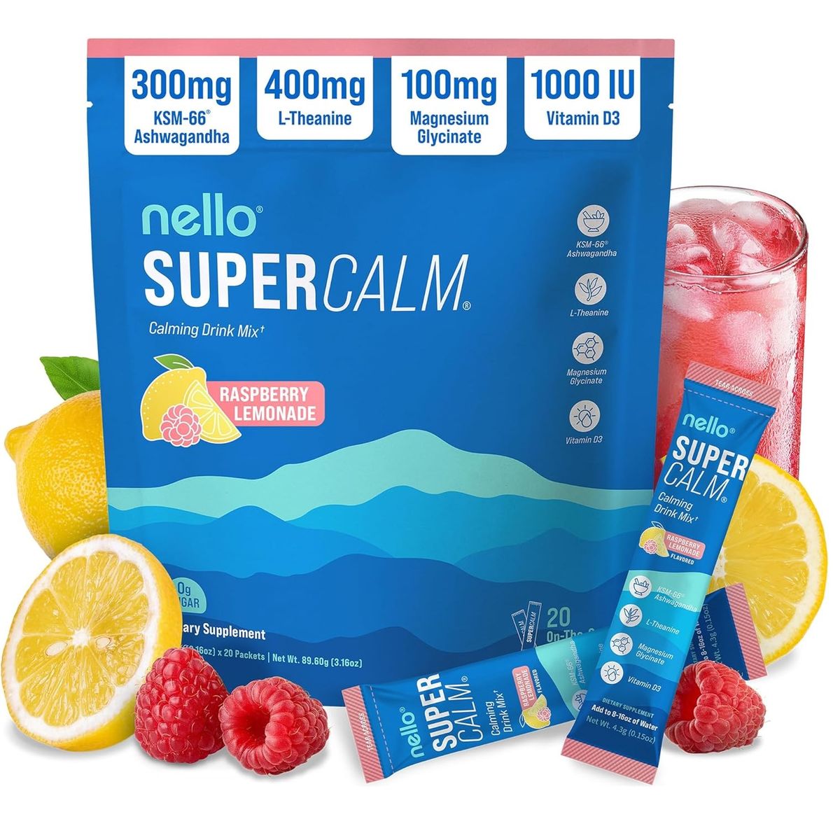 GENERICO - SUPER CALM – Mezcla en Polvo para Relajación y Sueño - 20 Sobres