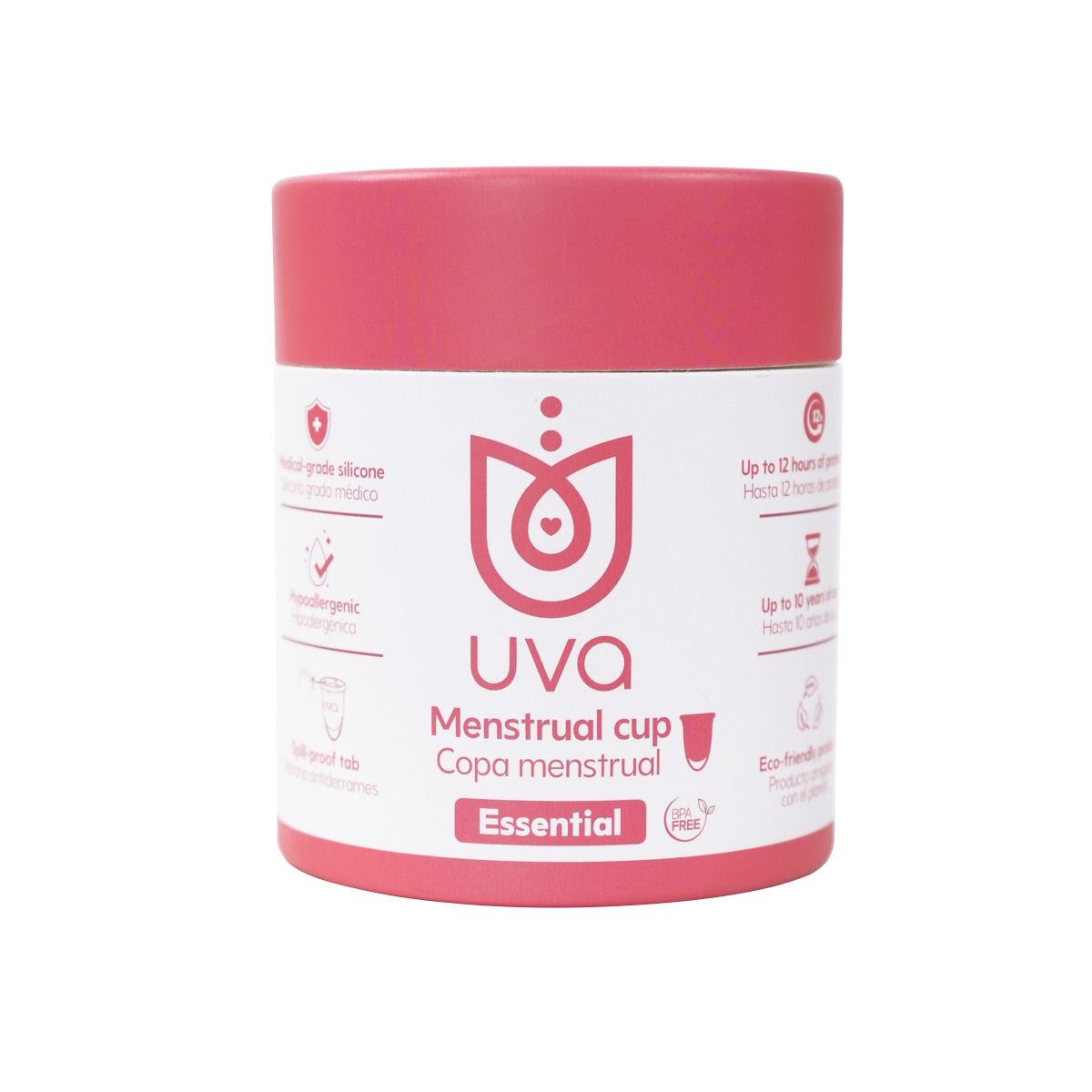 GENERICO - Copa Menstrual Essential Talla A Salmón UVA