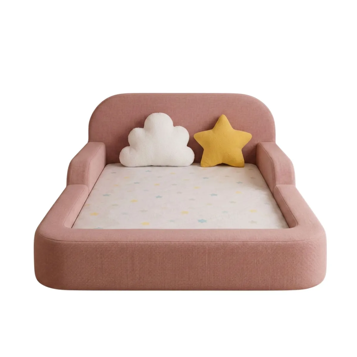 BANZAY - Cama Infantil Montessori Baby 90x160 - Rosa