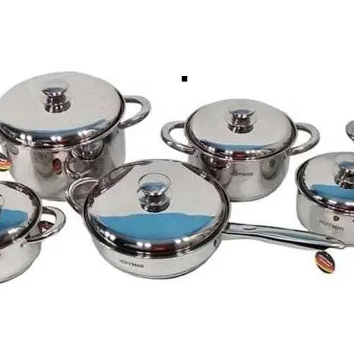 HOFFMANN - Ollas En Acero Quirurgico Inoxidable 13 Pz Hoffman