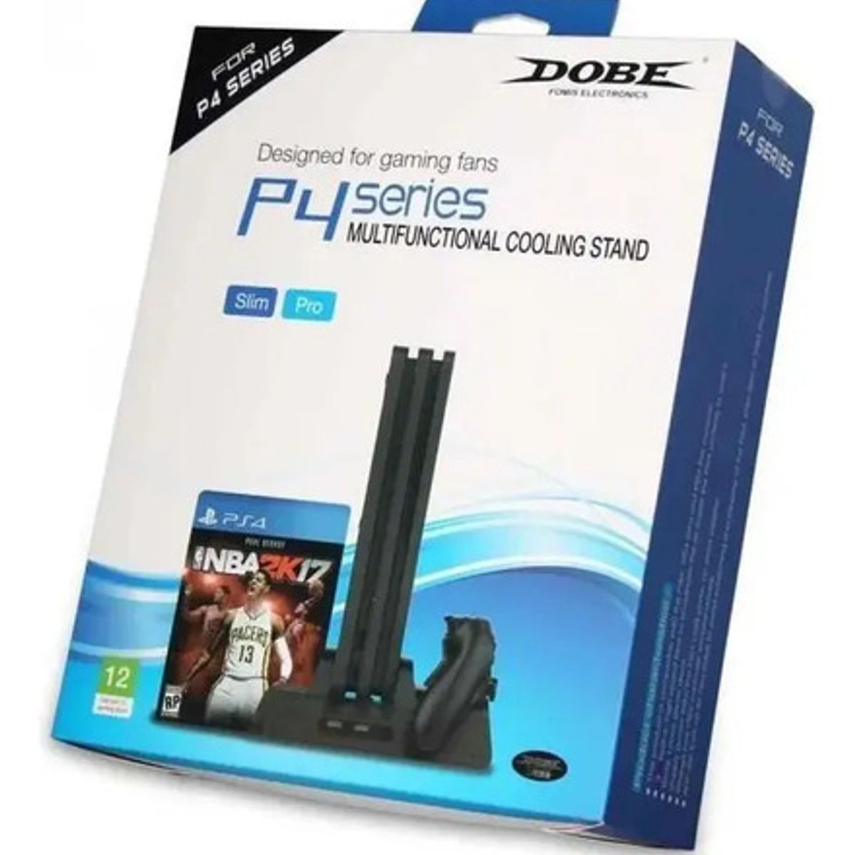 CHINA - Base Refrigerante Dobe Para Ps4 Slim Pro Ps4 Vertical