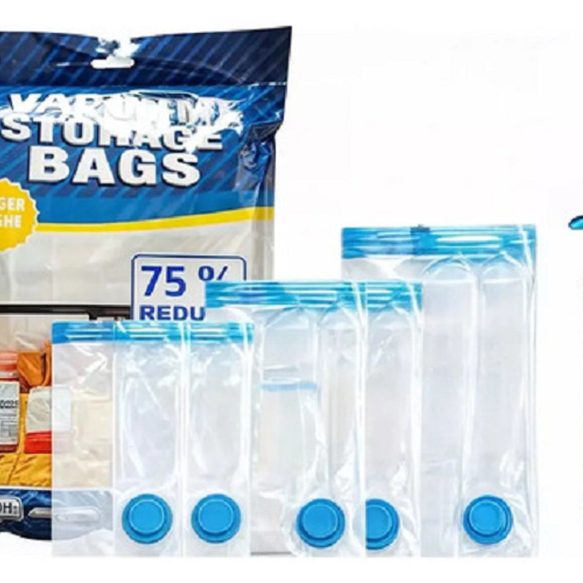 CHINA - Bolsas Al Vacio Para Ropa Hermeticas Ahorrador Espacio+bomba