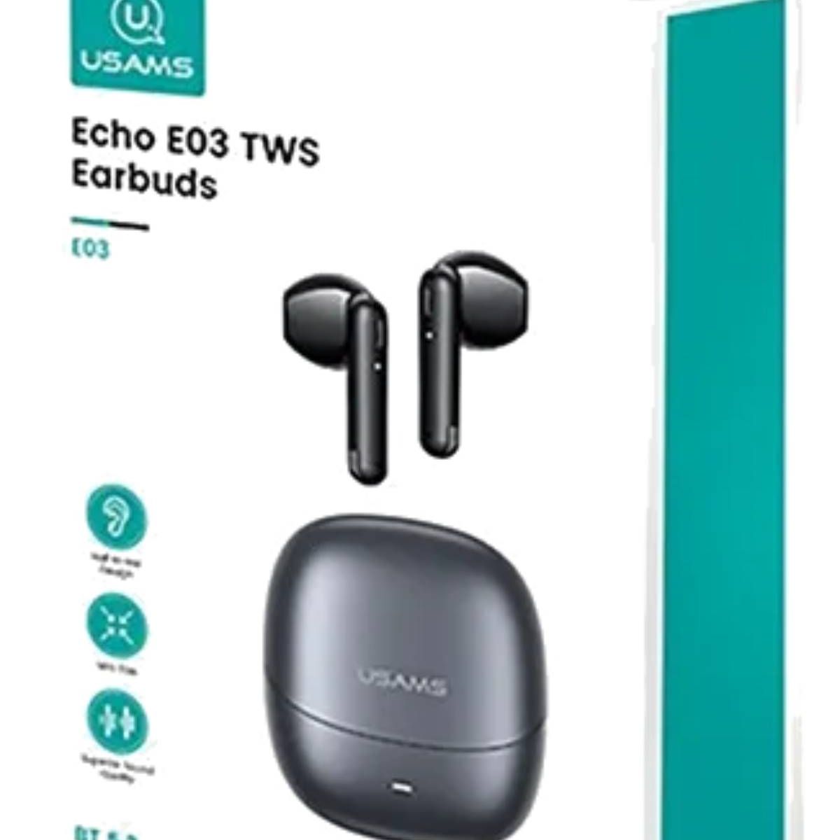 USAMS - Audifonos Usams Echo 03 Inalámbricos Y Con Micrófono