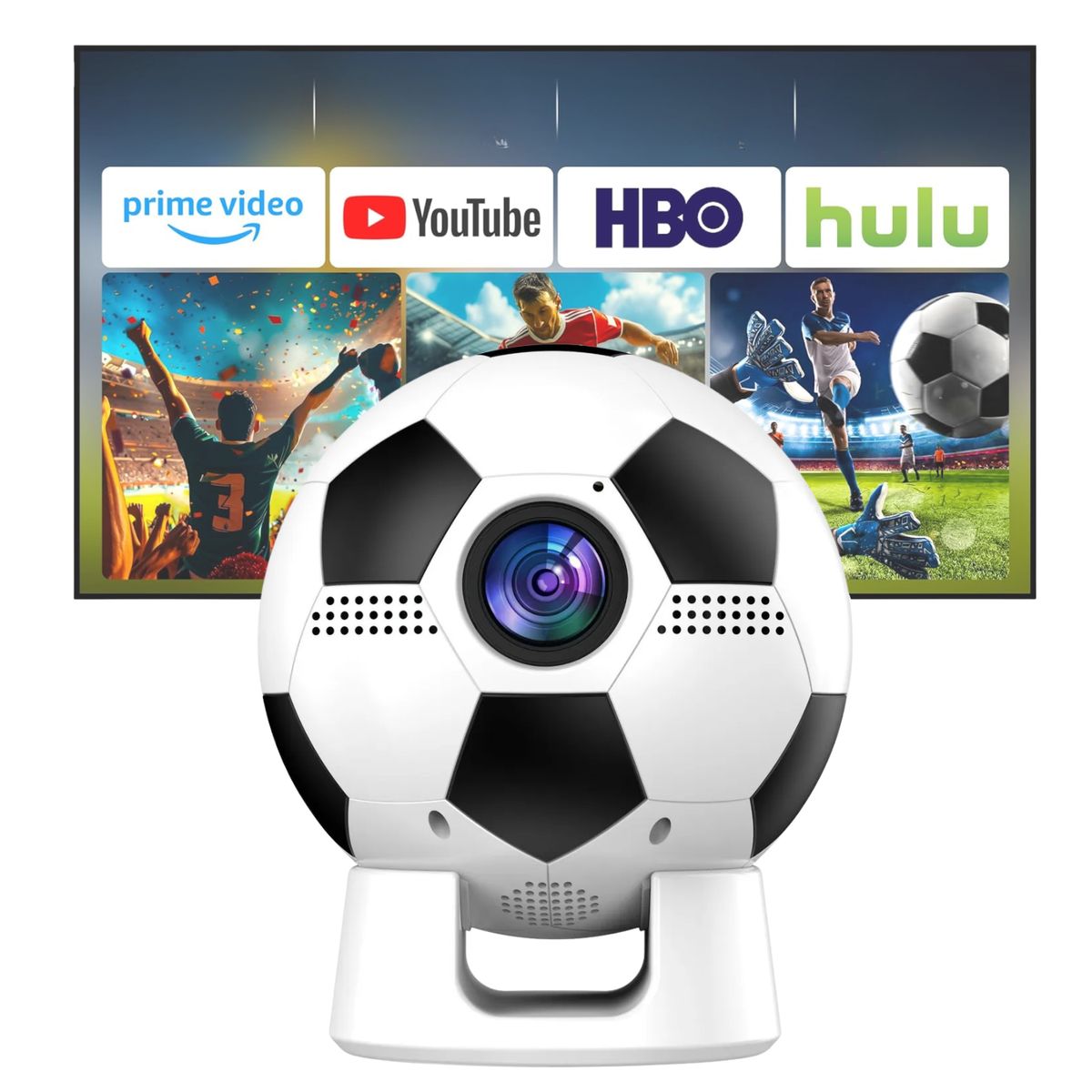 TECNOHOGAR JS - Video Beam Proyector Inteligente Android 13 Wifi Bluetooth