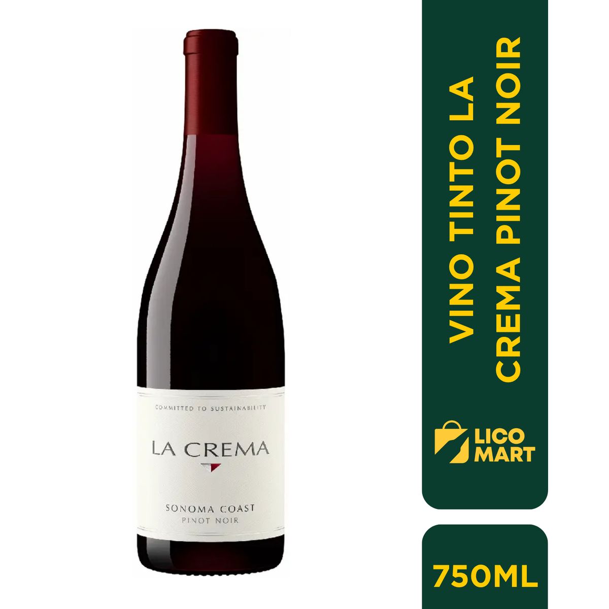 GENERICO - VINO TINTO LA CREMA PINOT NOIR 750 ML