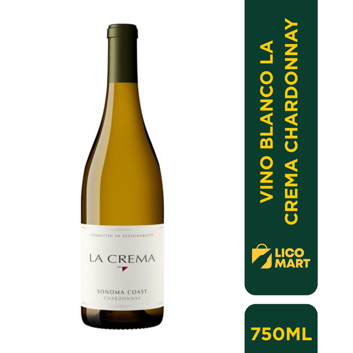 GENERICO - VINO BLANCO LA CREMA CHARDONNAY 750 ML