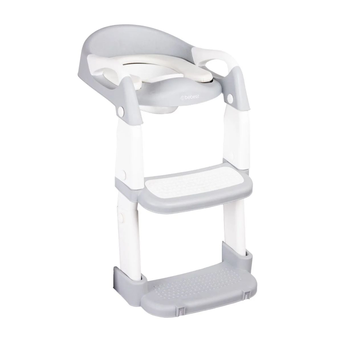 BEBESIT - Entrenador de Baño Bebé vasenilla Dreams con Reductor y Escalera Gris