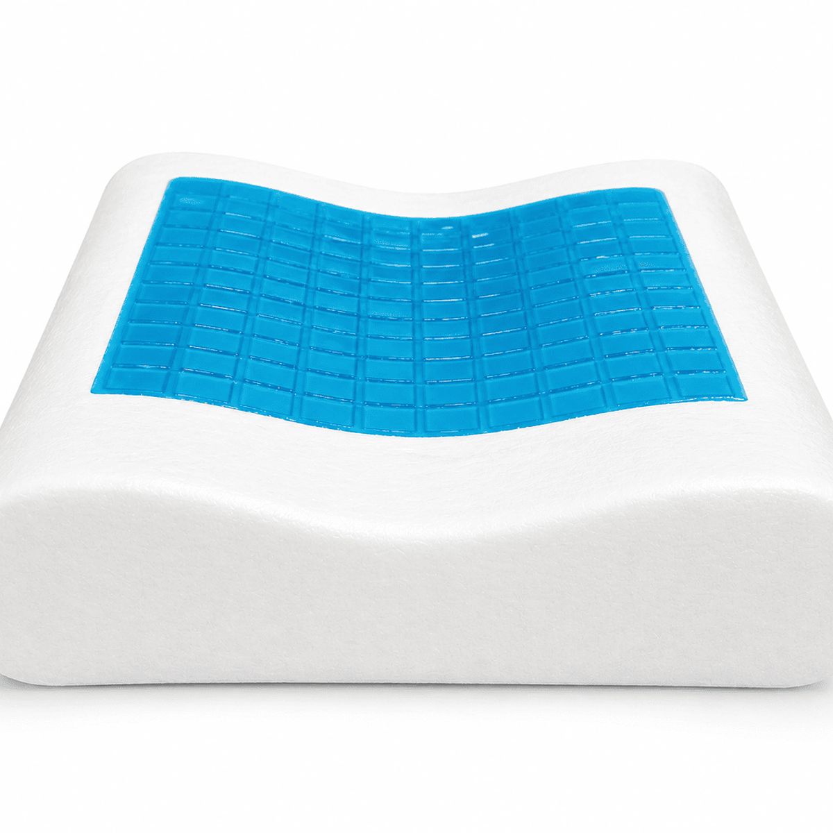 GENERICO - Almohada Ortopédica Memory Foam con Gel Frio 60x40cm