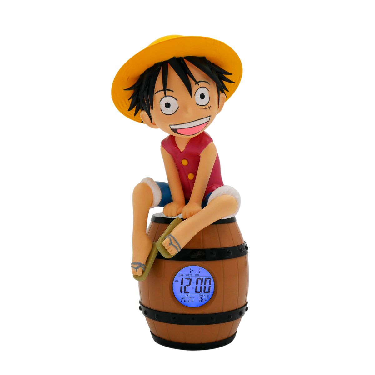 GENERICO - RELOJ DESPERTADOR DE LUFFY EN BARRIL